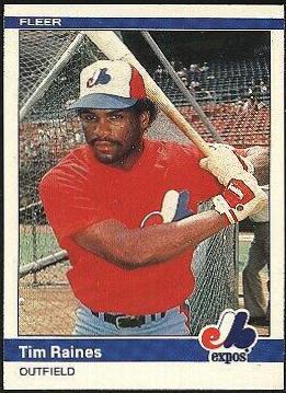 Tim Raines #281 Cover Art