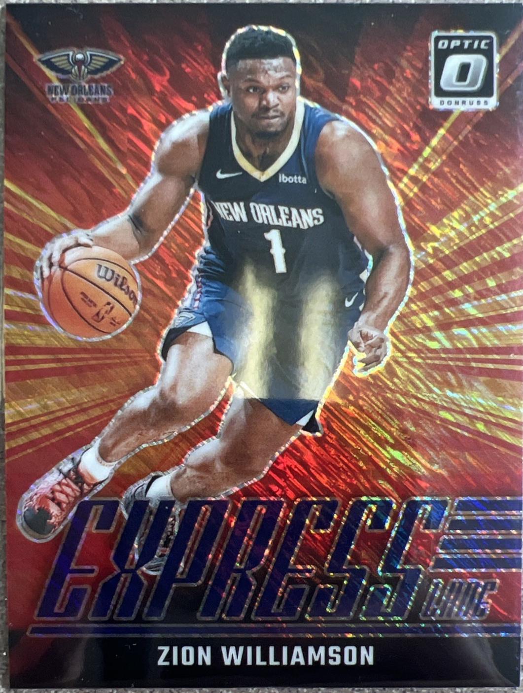 Zion Williamson #20 2024 Panini Donruss Optic Express Lane Basketball
