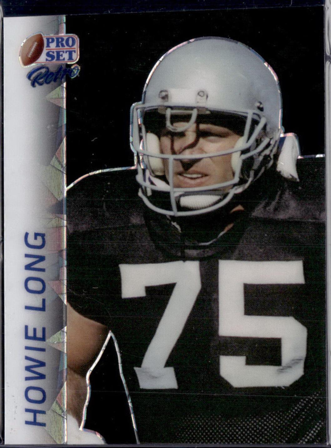 Howie Long [Black Crystal] #RB-10 Prices | 2024 Pro Set Metal Retro ...