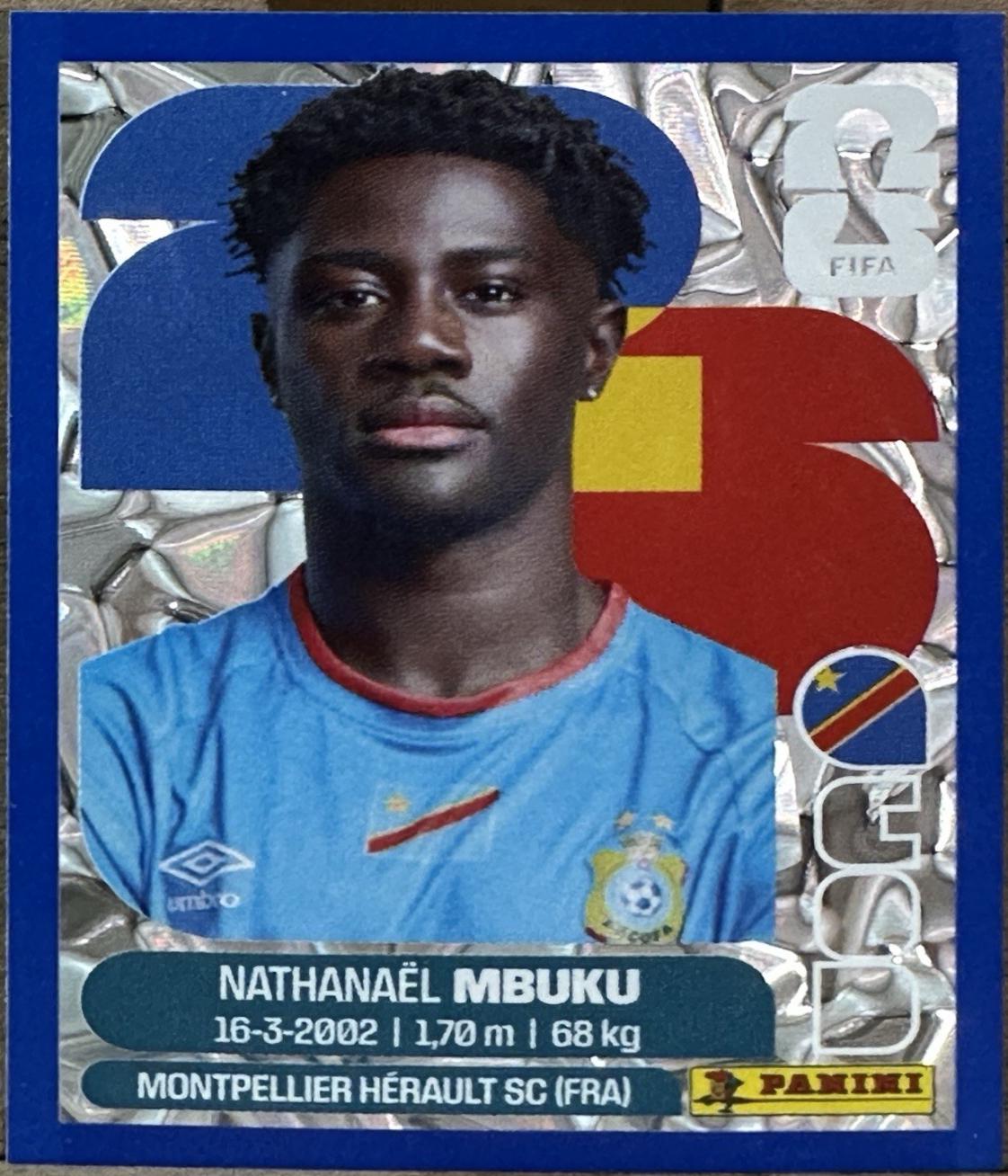 Nathanael Mbuku [Blue Crumple] #COD20