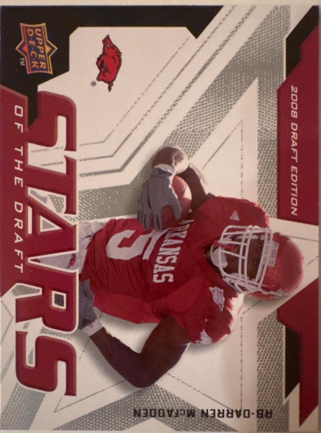 Darren McFadden #SOD3 Football Cards 2008 Upper Deck Draft Edition Stars of the Draft