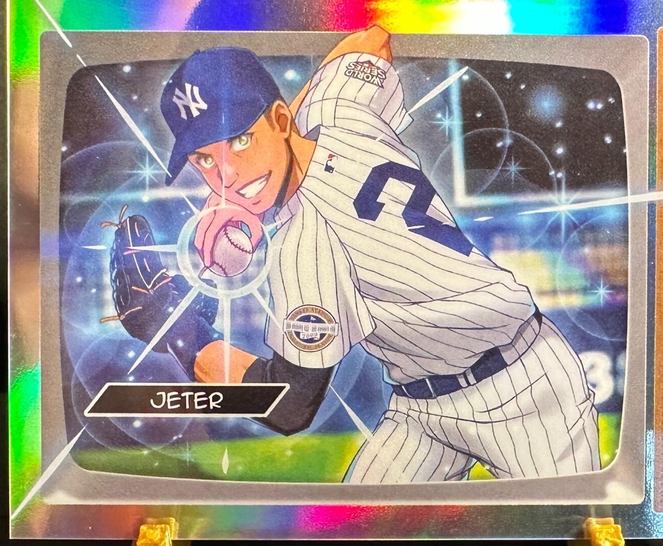 Derek Jeter #BA-15 Baseball Cards 2025 Bowman Anime