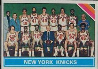 New York Knicks Checklist