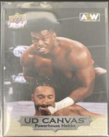 Powerhouse Hobbs #C22 Wrestling Cards 2022 Upper Deck AEW UD Canvas