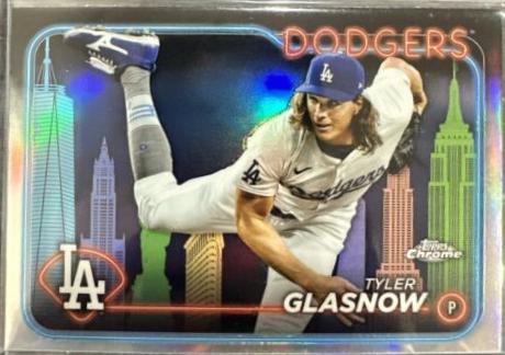 Tyler Glasnow #54 2024 Topps Chrome Baseball