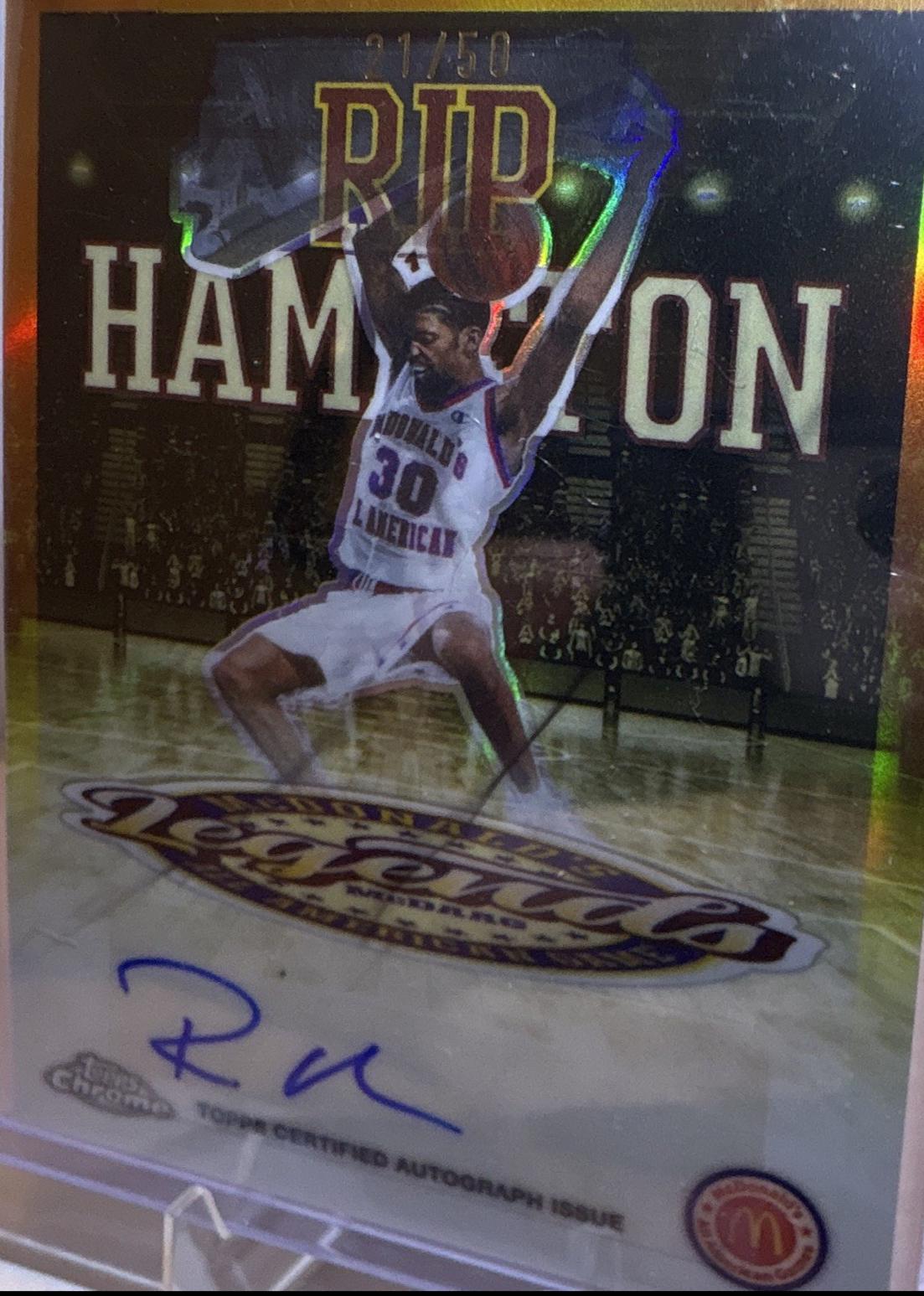 Rip Hamilton [Gold Refractor] #LA-RH