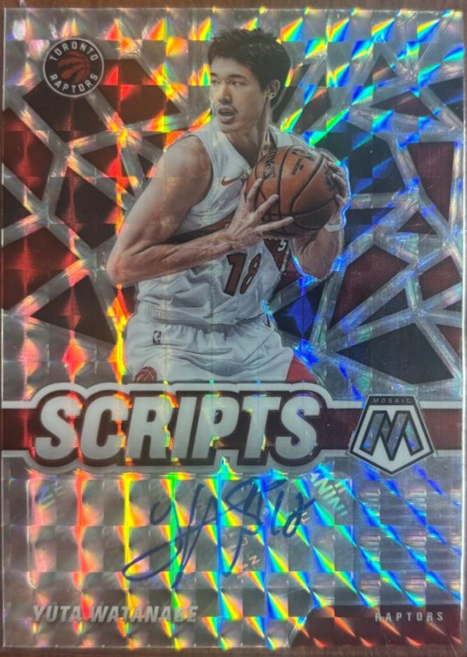 Yuta Watanabe #SC-YUT 2020-21 Panini Mosaic Basketball Scripts