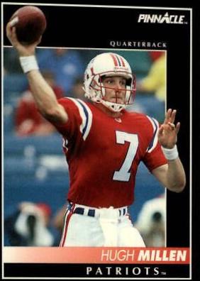 Hugh Millen #31 Football Cards 1992 Pinnacle
