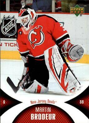 Martin Brodeur #60 Hockey Cards 2006 Upper Deck Mini Jersey Collection