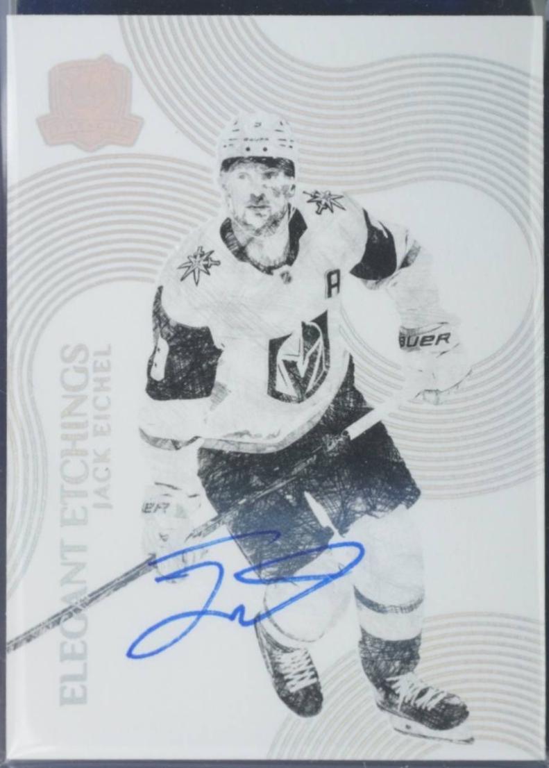 Jack Eichel #EL-JE 2024 Upper Deck The Cup Elegant Etchings Autograph Hockey