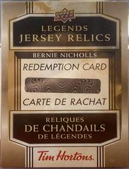 Bernie Nicholls Hockey Cards 2023 Upper Deck Tim Hortons Legends Jersey Relics Redemption Prices