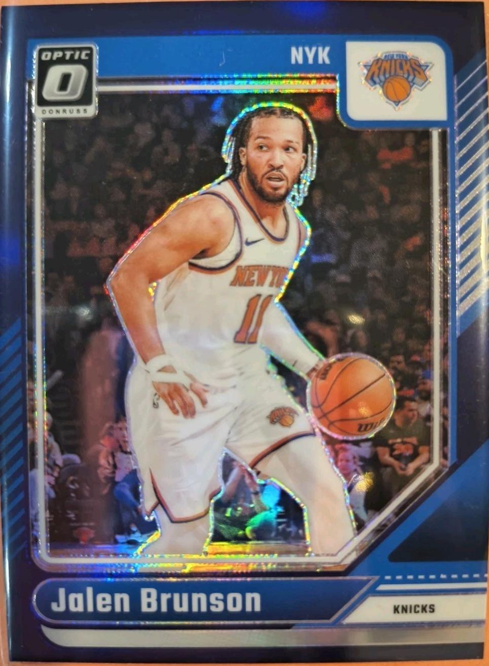 2024 Panini Donruss Optic Jalen Brunson [Purple] #78 card