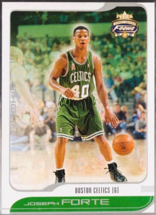 Joseph Forte #128 Basketball Cards 2002 Fleer Focus Jersey Edition