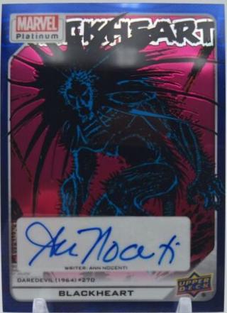 Blackheart [Autograph Blue Rainbow] #144
