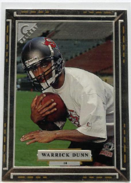 Warrick Dunn #10 Football Cards 1997 Topps Gallery