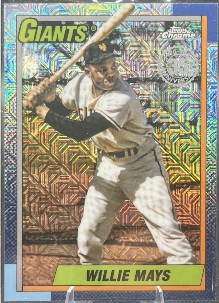 Willie Mays [Refractor Autograph] #U90C-62