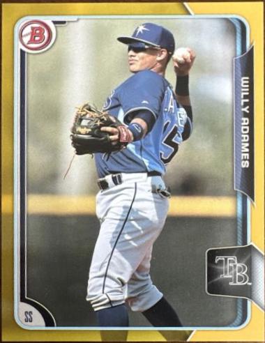 Willy Adames [Chrome Gold Refractor] #105