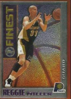 Reggie Miller #M14 Basketball Cards 1995 Finest Mystery