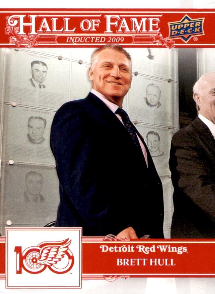 Brett Hull #129 2025 Upper Deck Detroit Red Wings Centennial Hockey