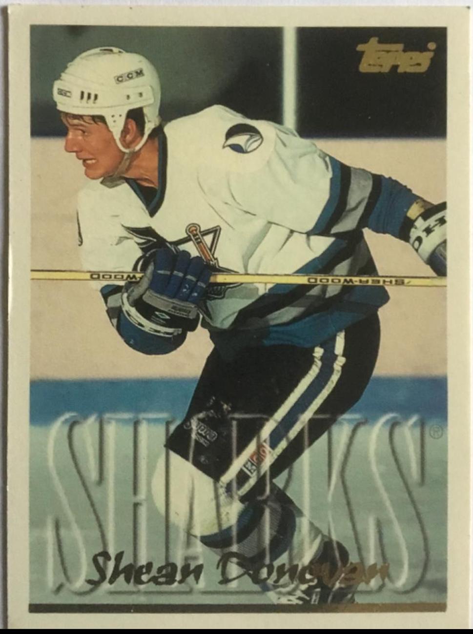 Shean Donovan #42 Hockey Cards 1995 Topps