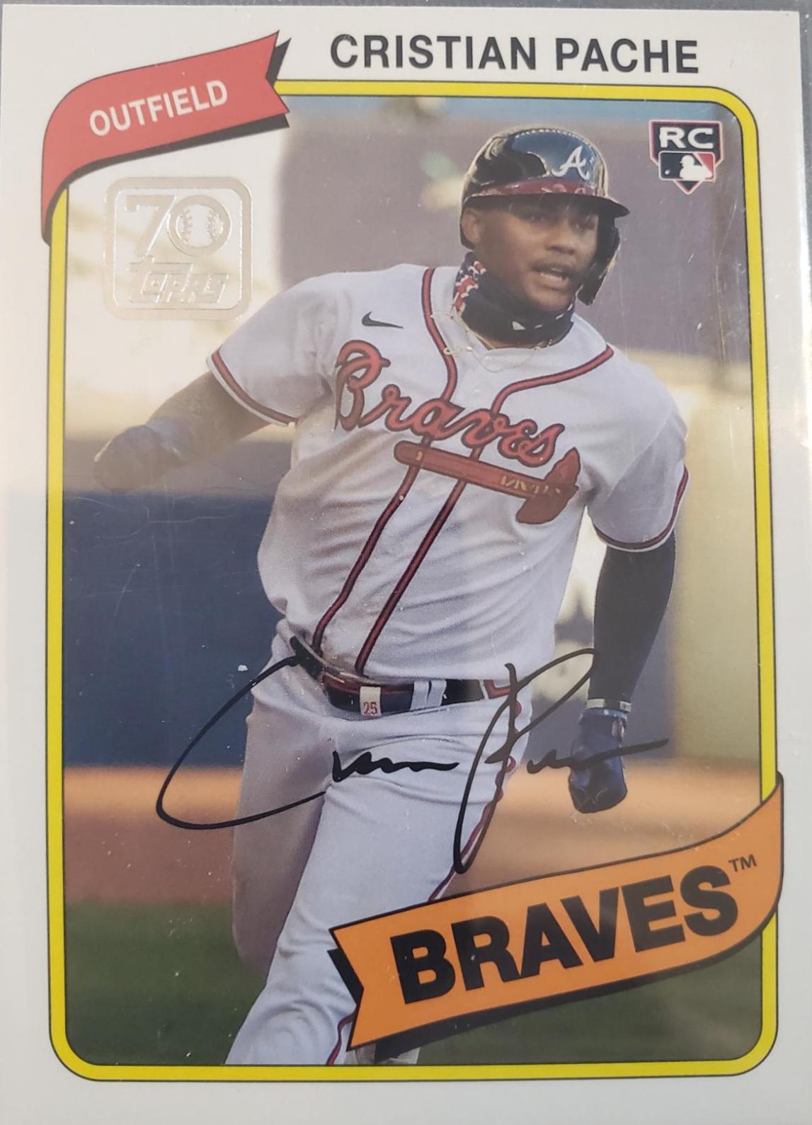 cristian pache #70yt-30 Baseball Cards 2021 Topps 70 Years of Baseball