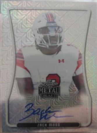Zack Moss [Silver Crystal] #BA-ZM1