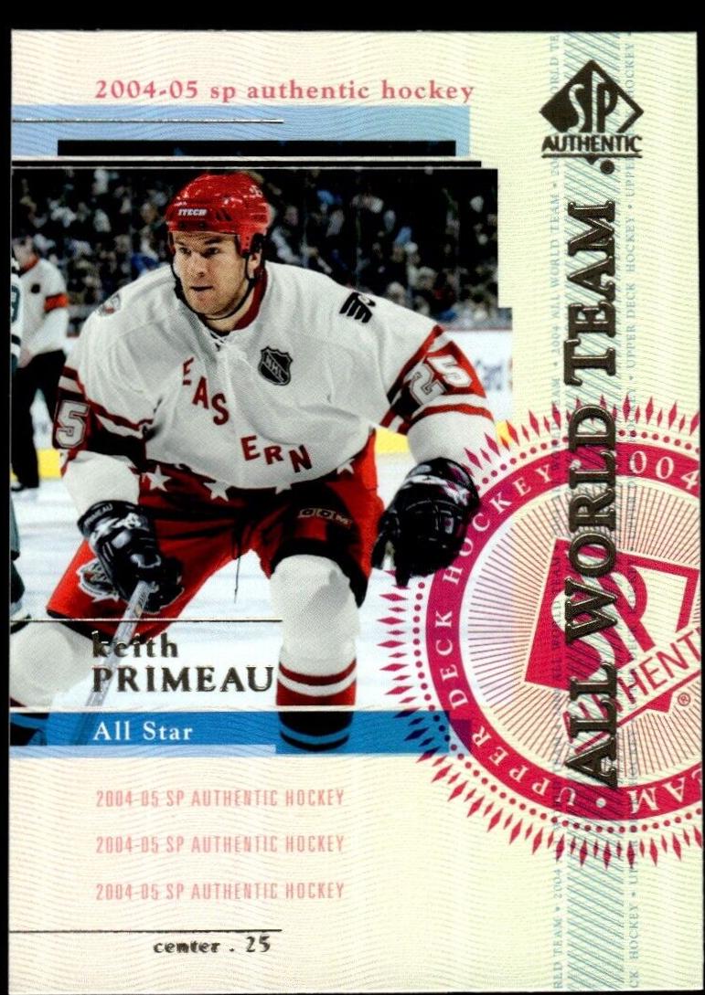 Keith Primeau #134 2004 Sp Authentic Hockey