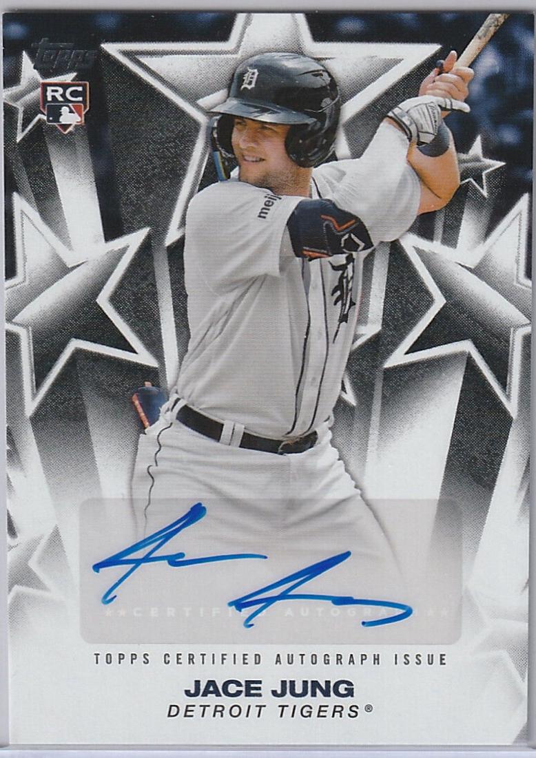 Jace Jung #BSA-JJ Baseball Cards 2025 Topps Baseball Stars Autograph
