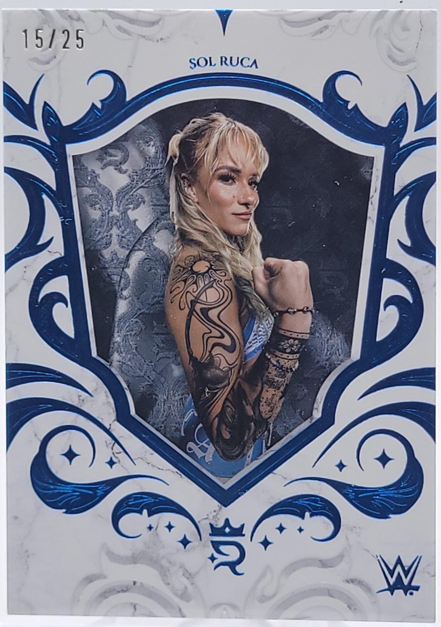 Sol Ruca [Blue] #63 Prices | 2025 Topps Royalty WWE | Wrestling Cards