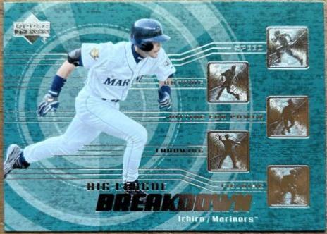 Ichiro #BL14 Baseball Cards 2003 Upper Deck Big League Breakdown