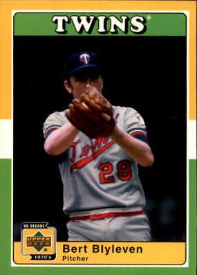 Bert Blyleven #34 Baseball Cards 2001 Upper Deck Decade 1970's