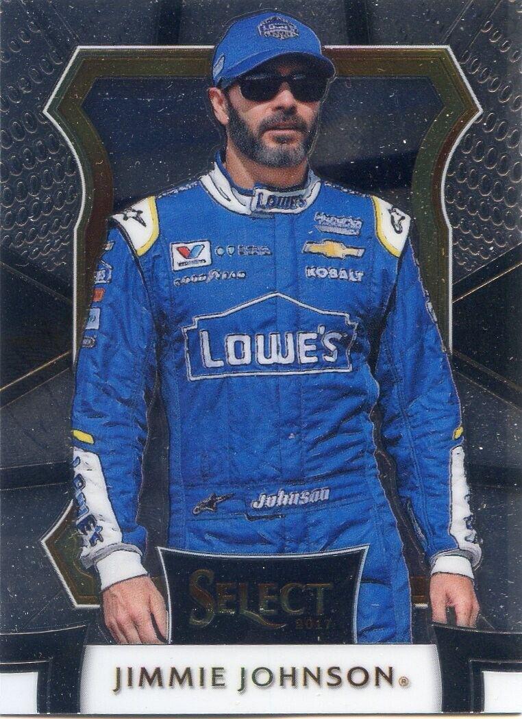 Jimmie Johnson #1 Racing Cards 2017 Panini Select Nascar