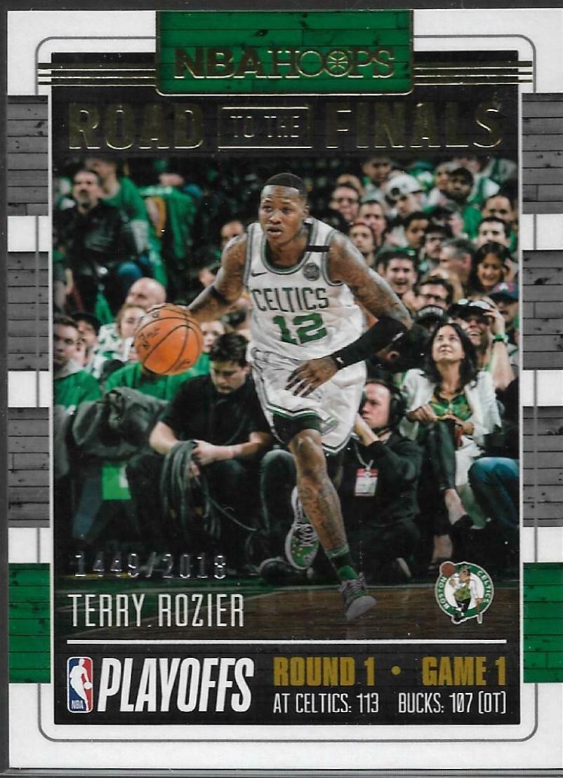 Terry Rozier #5 Basketball Cards 2018 Panini Hoops Road to the Finals