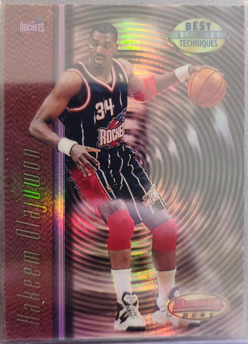 Hakeem Olajuwon #T8 Basketball Cards 1999 Bowman's Best Techniques