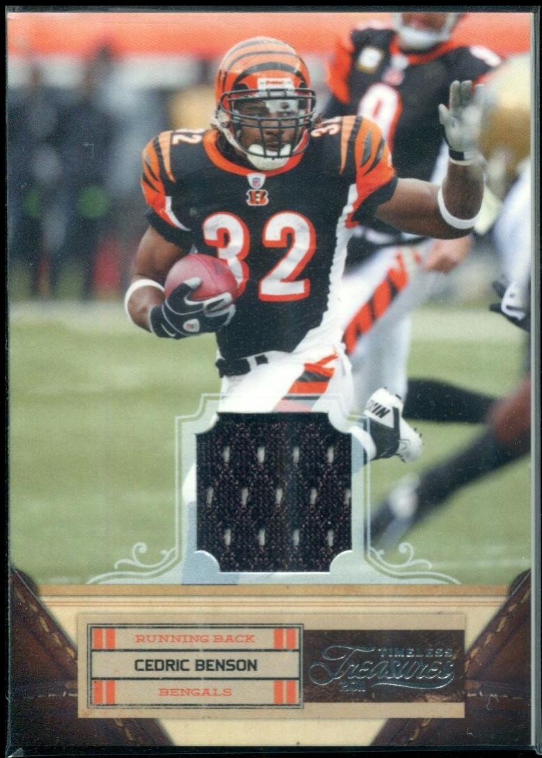 Cedric Benson #14 2011 Panini Timeless Treasures Jersey Football