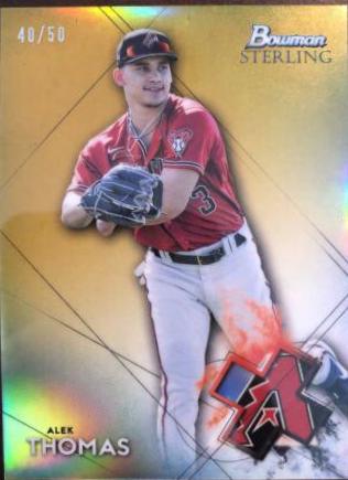 Alek Thomas [Gold Refractor] #BSP-8