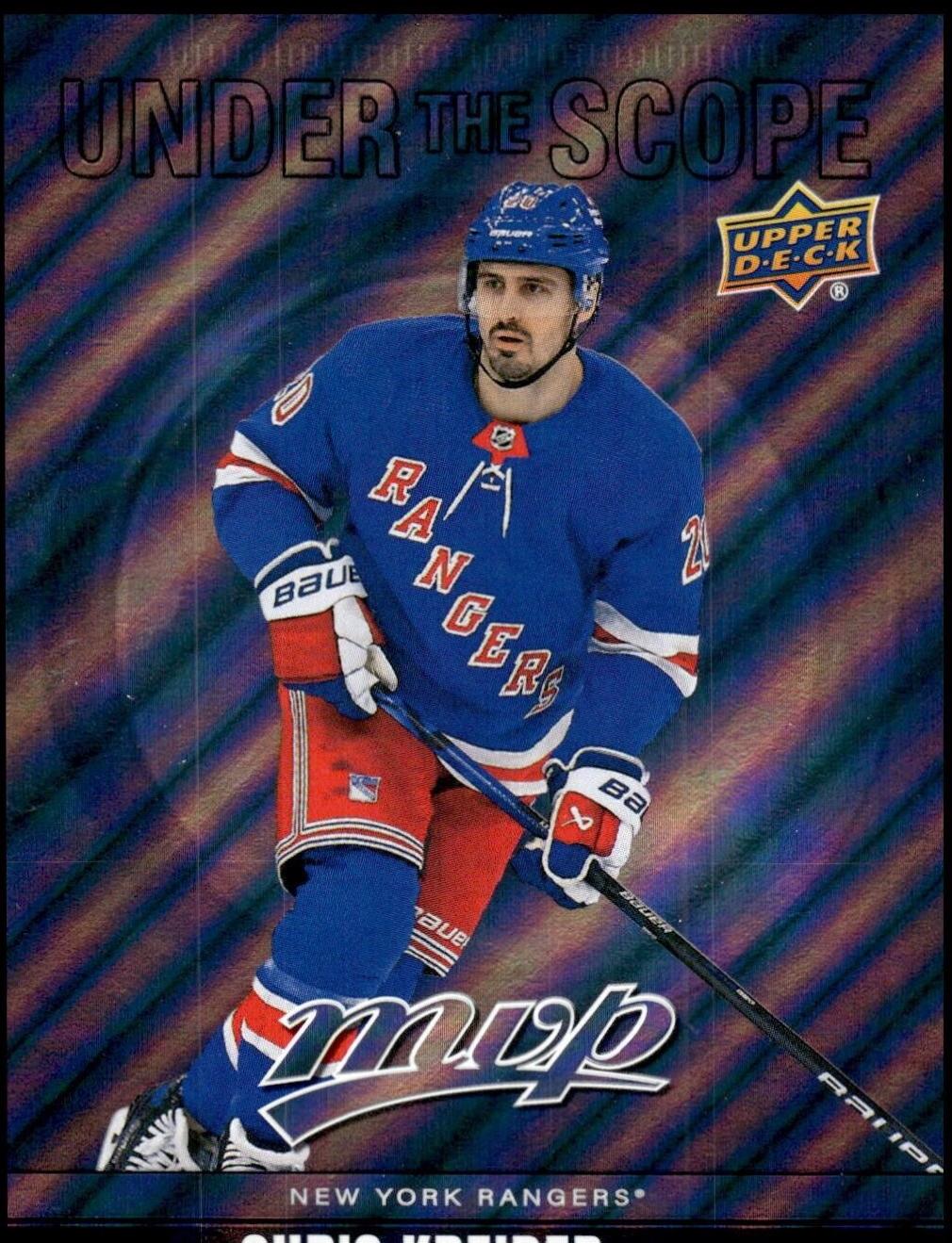Chris Kreider #US-29 Hockey Cards 2024 Upper Deck MVP Under the Scope