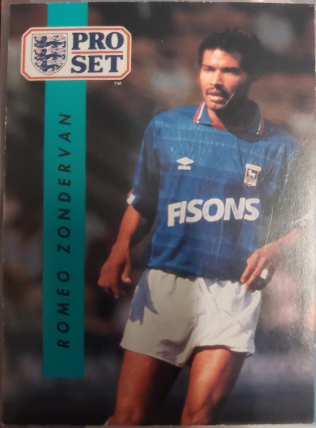 Romeo zondervan #263 Soccer Cards 1990 Pro Set