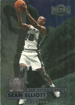Sean Elliot #15 Basketball Cards 1997 Metal Universe Championship