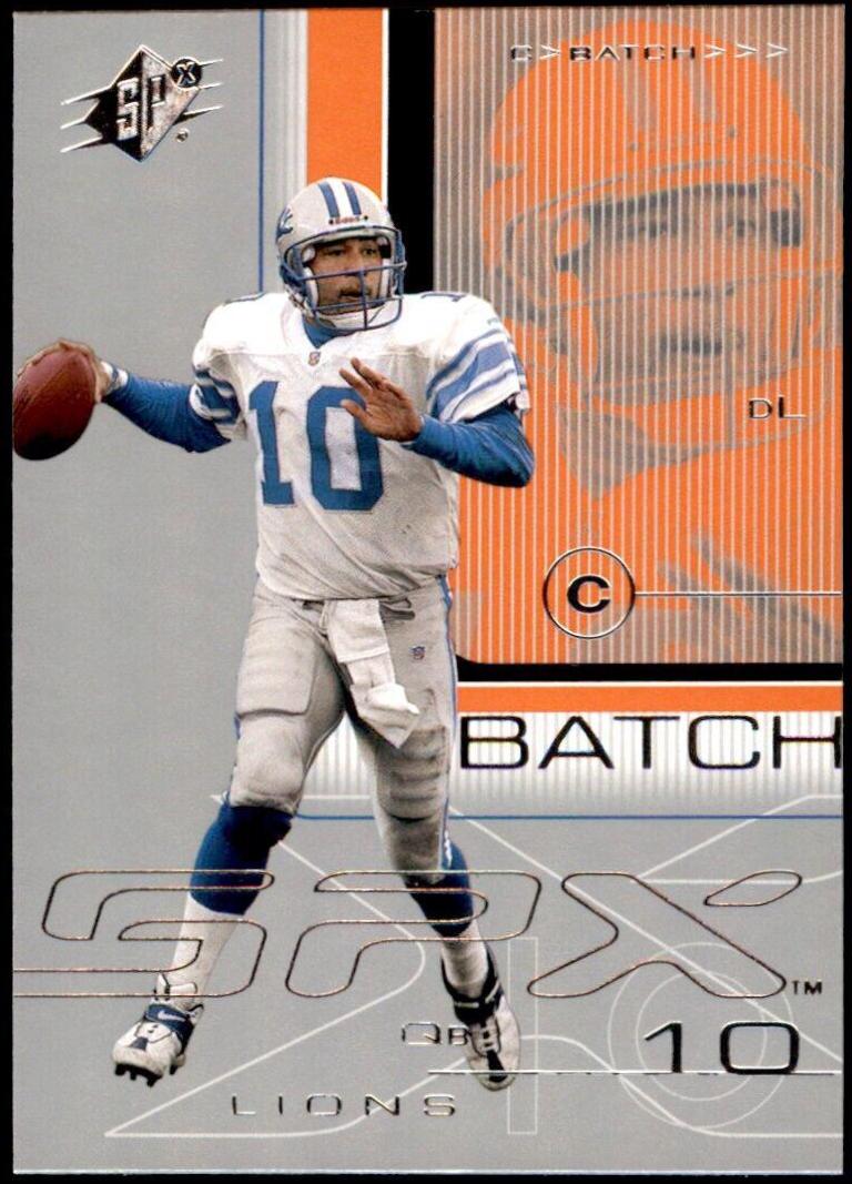 Charlie Batch #31 Football Cards 2001 Spx