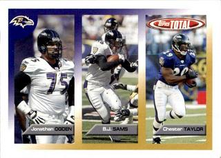 Chester Taylor, Jonathan Ogden, B.J. Sams
