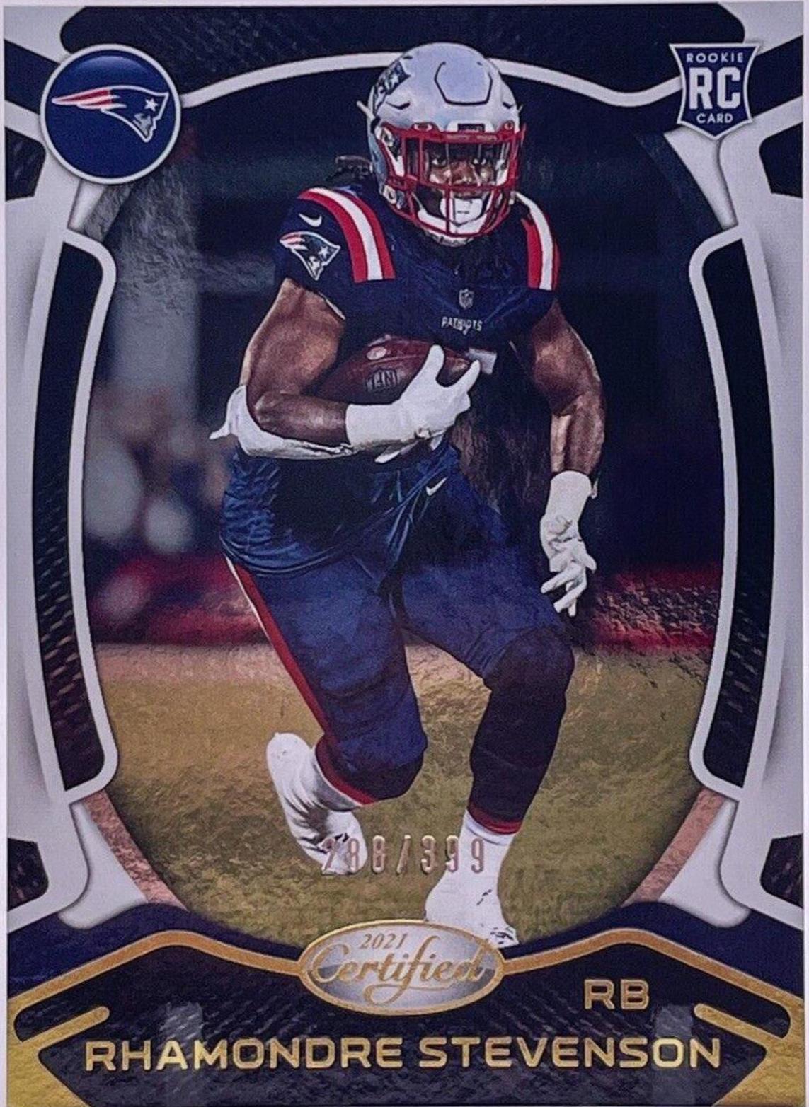 Rhamondre Stevenson #137 Football Cards 2021 Panini Certified