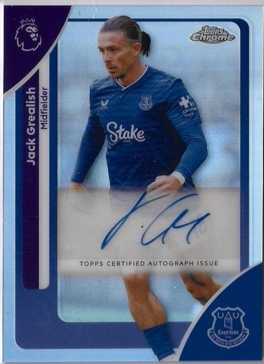 Jack Grealish #CA-GR Prices | 2026 Topps Chrome Premier League
