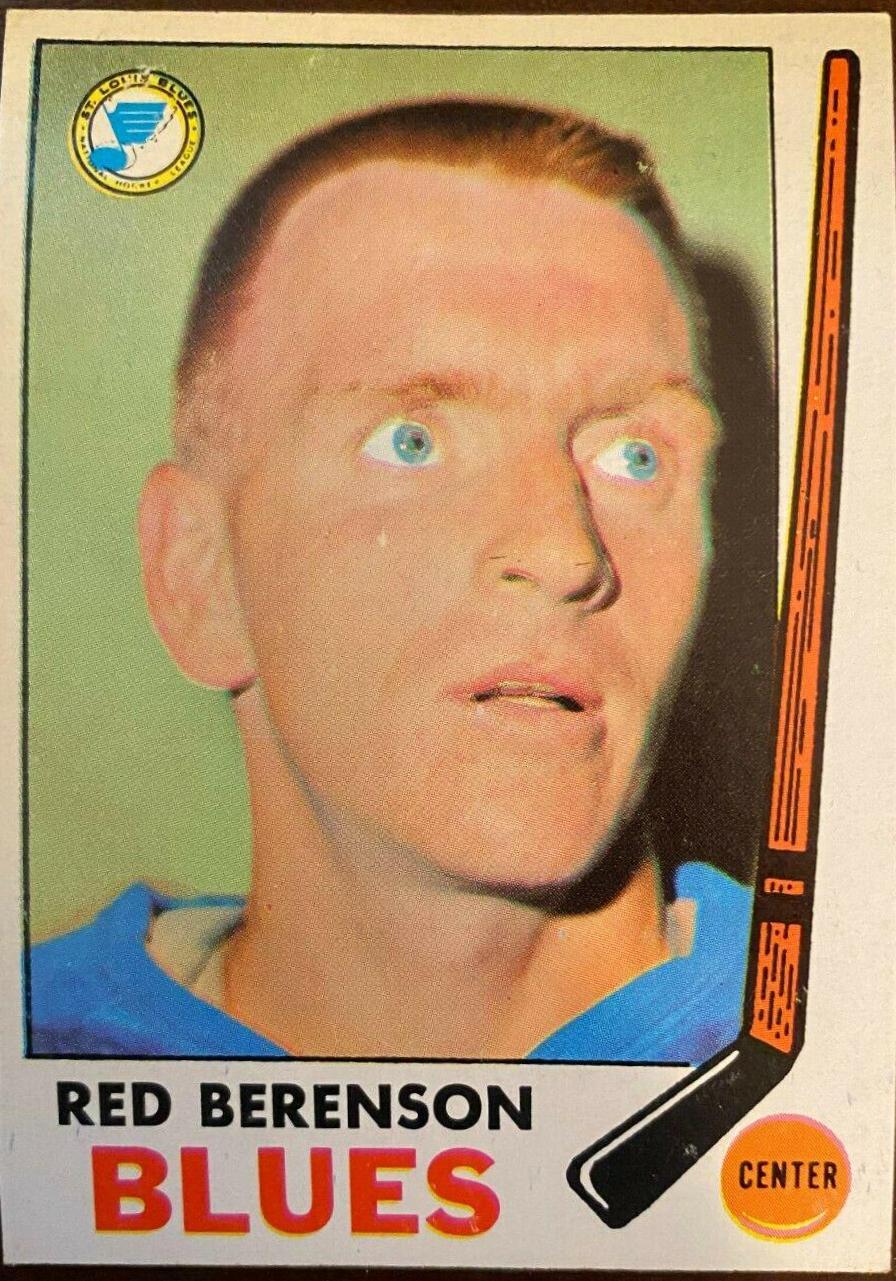 Red Berenson #20 Hockey Cards 1969 Topps