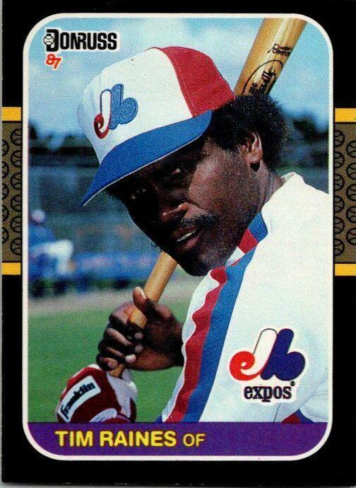 Tim Raines #56 Baseball Cards 1987 Donruss