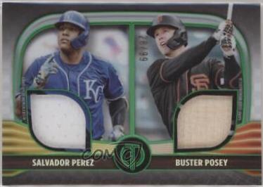 Buster Posey, Salvador Perez [Green] #DR2-PP