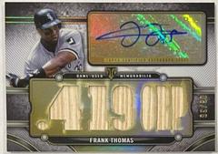 Frank Thomas #TTAR-FT3 Prices | 2024 Topps Triple Threads