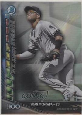 Yoan Moncada #BTP-1 Baseball Cards 2017 Bowman Scouts' Top 100