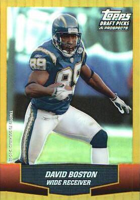 David Boston [Gold Chrome Refractor] #17
