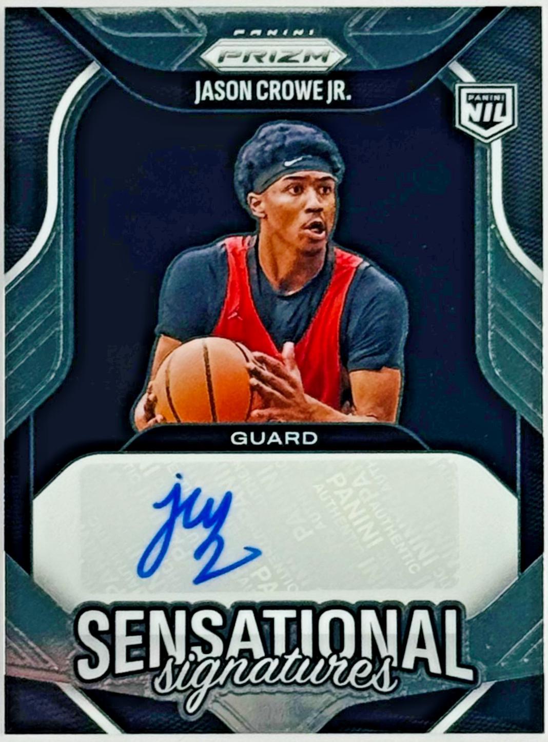 Jason Crowe Jr. #8 2025 Panini Prizm Sensational Signatures Basketball